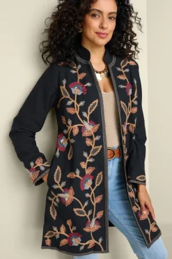 New Soft Surroundings Alamosa Jacket Black