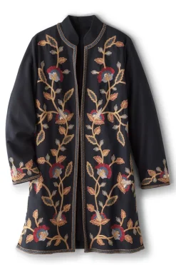 New Soft Surroundings Alamosa Jacket Black