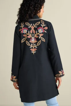 New Soft Surroundings Alamosa Jacket Black