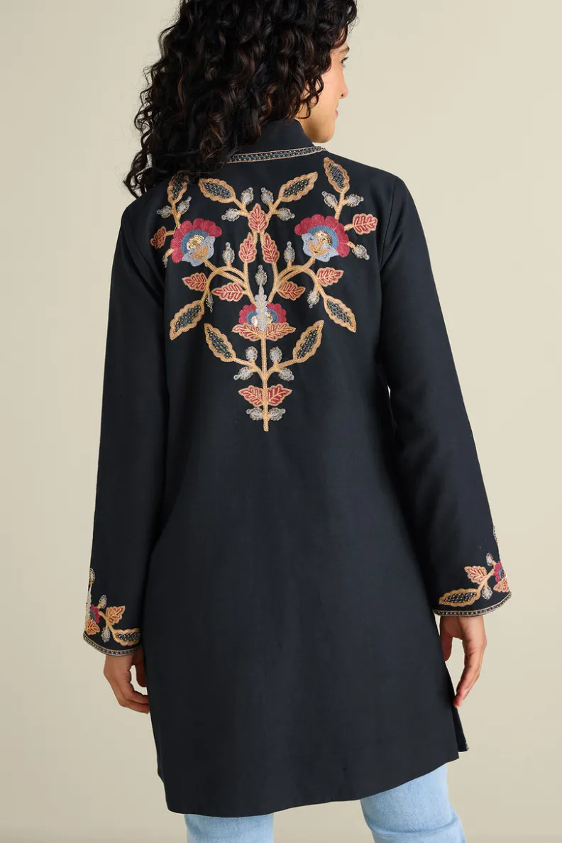 New Soft Surroundings Alamosa Jacket Black