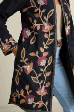 New Soft Surroundings Alamosa Jacket Black