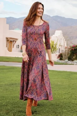 Hot Soft Surroundings Alcott Dress MultiFloral
