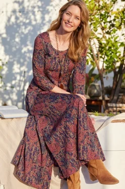 Hot Soft Surroundings Alcott Dress MultiFloral