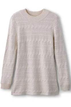 Hot Soft Surroundings Alena Cable Sweater Tunic