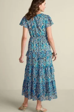 Fashion Soft Surroundings Aleyah Maxi Dress PaisleyIkatOvercast