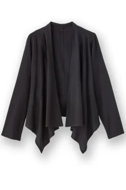 Sale Soft Surroundings Alicante Linen Blend Topper Black