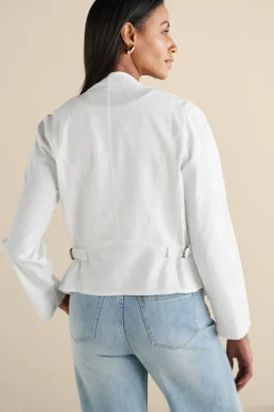 Sale Soft Surroundings Alicante Linen Blend Topper Black