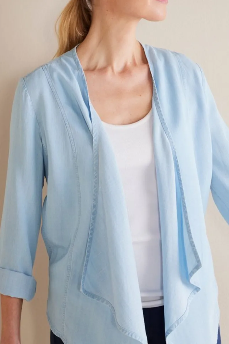 Online Soft Surroundings Alicante Tencel™ Topper LightChambray
