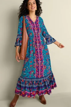 Clearance Soft Surroundings Allene Maxi Dress SophiaFloral&Border