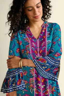 Clearance Soft Surroundings Allene Maxi Dress SophiaFloral&Border