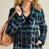Hot Soft Surroundings Alpine Plaid Sweater Coat NaturallyFallPlaid