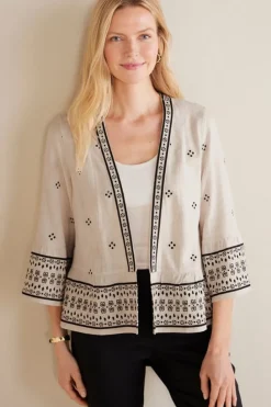 Online Soft Surroundings Amantea Jacket Moonbeam