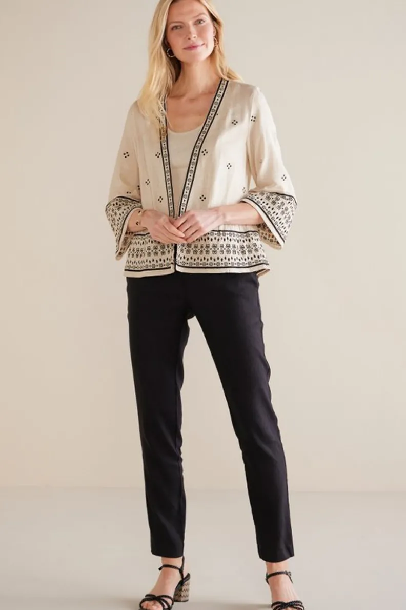 Online Soft Surroundings Amantea Jacket Moonbeam