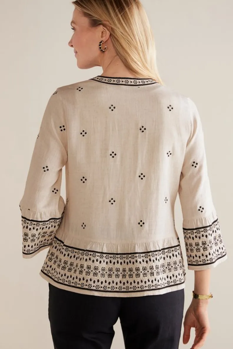 Online Soft Surroundings Amantea Jacket Moonbeam