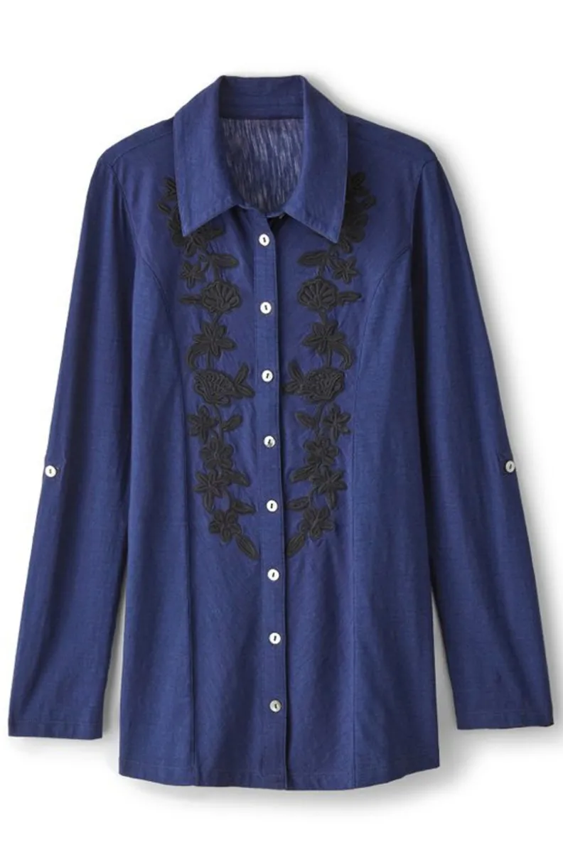 Fashion Soft Surroundings Anisa Tunic GreenMilieuStripe