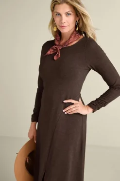 Hot Soft Surroundings Annette Dress EspressoHeather
