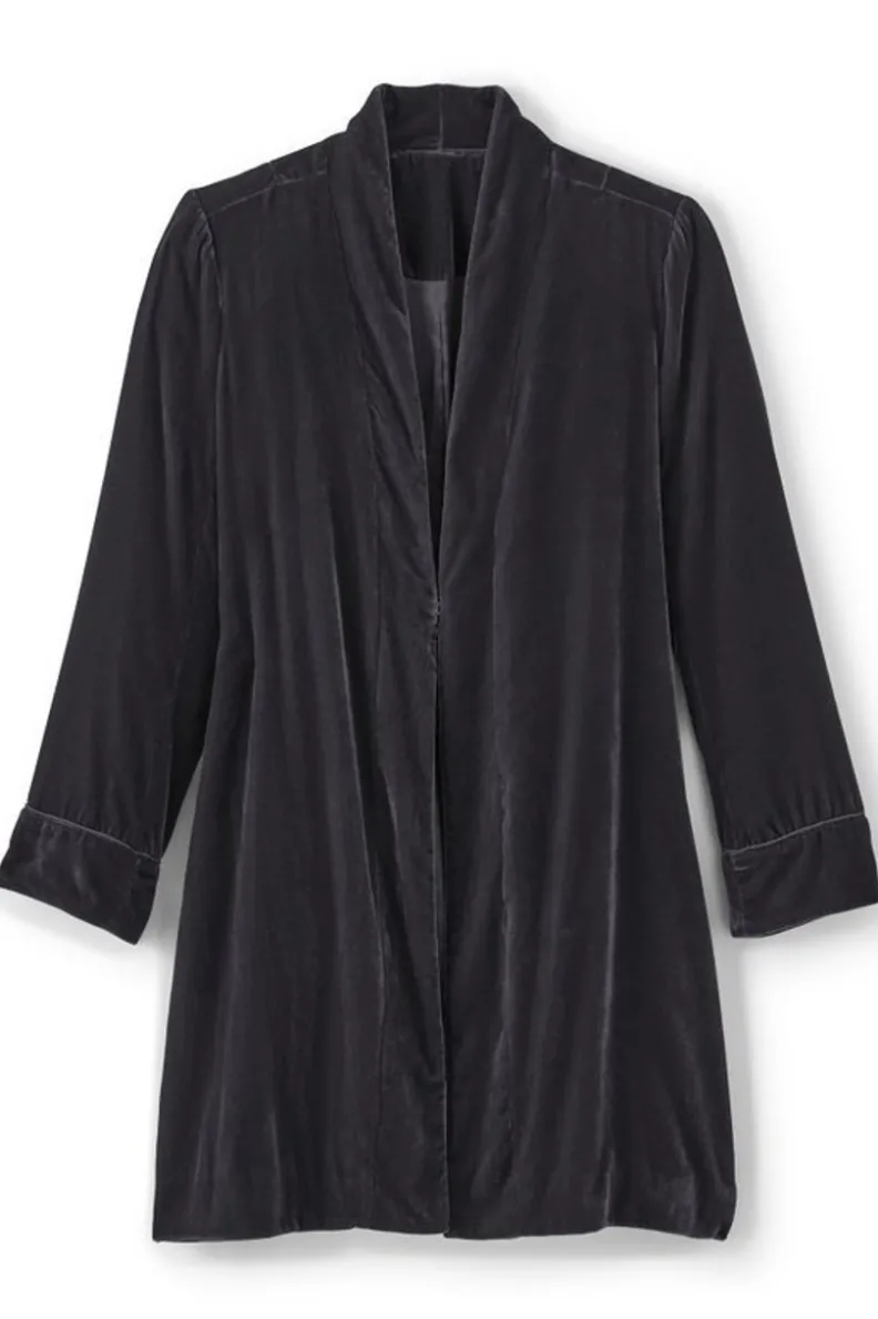 Hot Soft Surroundings Aria Velvet Jacket