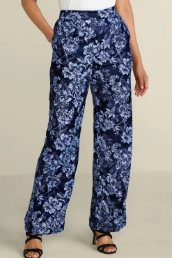 Online Soft Surroundings Aria Velvet Wide Leg Pants