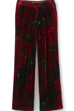 Online Soft Surroundings Aria Velvet Wide Leg Pants