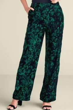 Online Soft Surroundings Aria Velvet Wide Leg Pants
