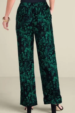 Online Soft Surroundings Aria Velvet Wide Leg Pants