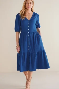 Best Soft Surroundings Arielle Gauze Midi Dress