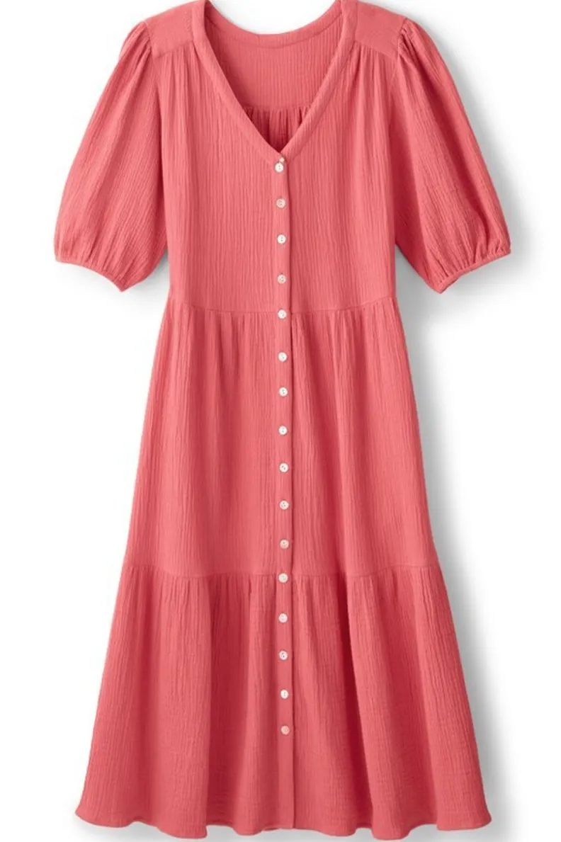 Best Soft Surroundings Arielle Gauze Midi Dress