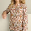 Online Soft Surroundings Asha Long Sleeve Top AutumnalGarden