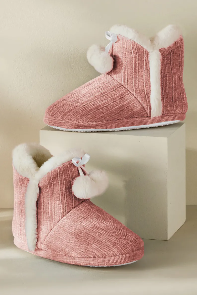 Outlet Soft Surroundings Ashlyn Cabled Bootie Slippers