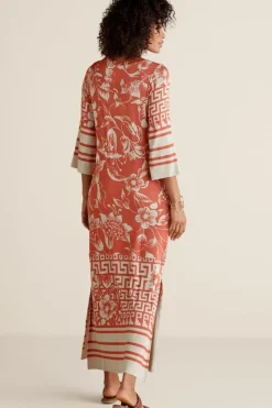 New Soft Surroundings Asteria Dress CoralFloral