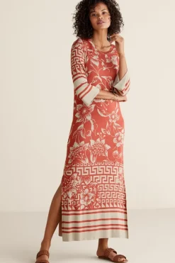 New Soft Surroundings Asteria Dress CoralFloral