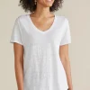 Fashion Soft Surroundings Aubrey Linen Slub Tee