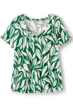 Fashion Soft Surroundings Aubrey Linen Slub Tee