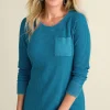 Hot Soft Surroundings Autumn Waffle Tunic