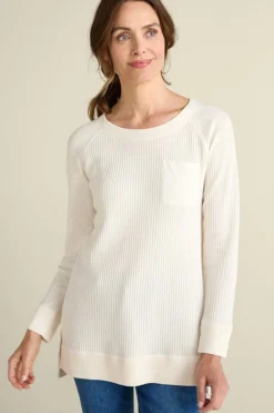 Hot Soft Surroundings Autumn Waffle Tunic