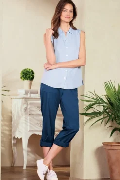 Discount Soft Surroundings Barbados Convertible Crop Pants