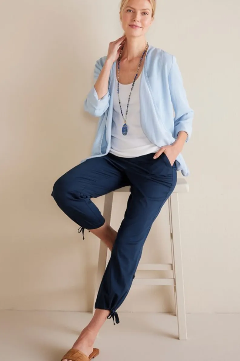 Discount Soft Surroundings Barbados Convertible Crop Pants