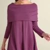 Best Soft Surroundings B'call Knit Tunic Damson