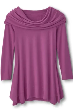 Best Soft Surroundings B'call Knit Tunic Damson