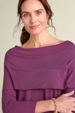 Best Soft Surroundings B'call Knit Tunic Damson