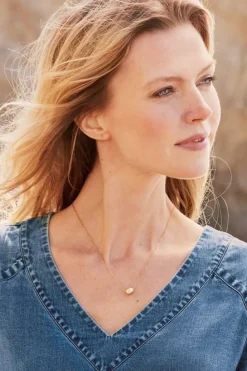 Outlet Soft Surroundings Beljoy Friend Pendant Necklace Gold