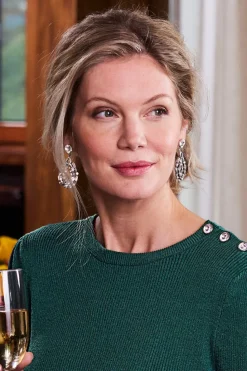 Best Soft Surroundings Belle Crystal Earrings Silver