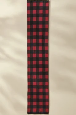 Fashion Soft Surroundings Bera Plaid Scarf RioRedBuffaloCheck