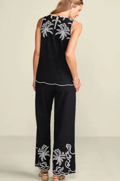 Outlet Soft Surroundings Bernita Top Black