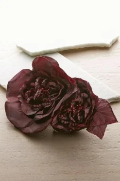 Online Soft Surroundings Bordeaux Blooms Pin Burgundy