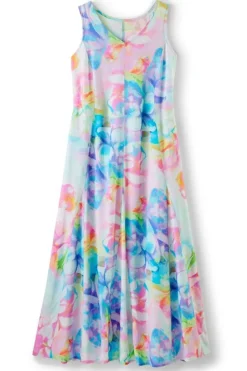 Clearance Soft Surroundings Brenda Maxi Dress PainterlyMultiFloral