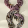 Best Soft Surroundings Cadence Patchwork Scarf SangriaMulti