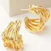 Best Soft Surroundings Carissa Hoop Earrings Gold