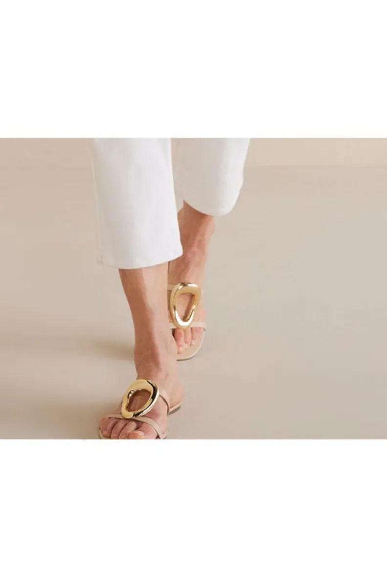 Sale Soft Surroundings Cecelia Ny Mig Ring Slide Alabaster/Gold