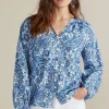Online Soft Surroundings Celia Top SpringPaisleyChambray
